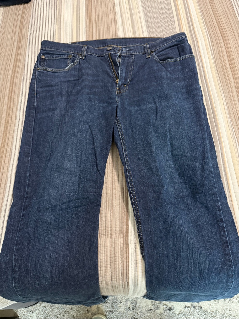 Classic Dark Blue Men’s Jeans